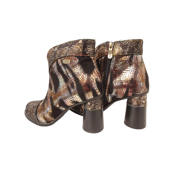 Laura Vita Korte Laars Gucstoo 10 SL174-10 Bronze Zwart Brons - 3666138489024