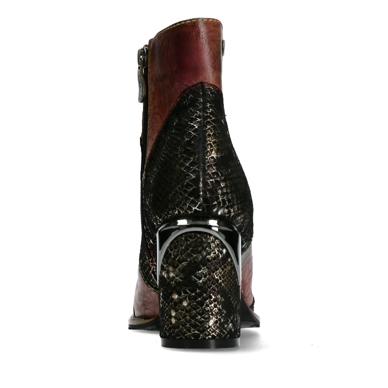 Laura Vita Korte Laars Maevao 01 ST40020-B1 Brons Rood Combi - 3666138472361