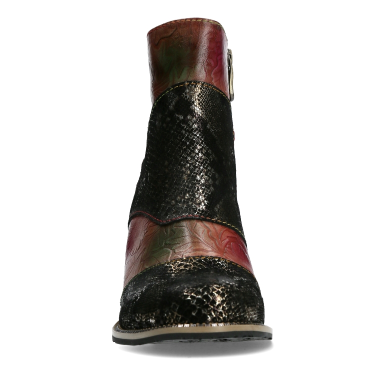 Laura Vita Korte Laars Maevao 01 ST40020-B1 Brons Rood Combi - 3666138472361