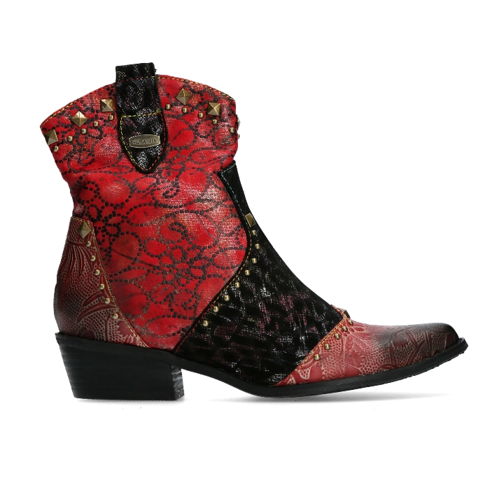 Laura Vita Korte Laars Hicnio 20 SL17074A-20 Rouge Rood Combi - 3666138484968