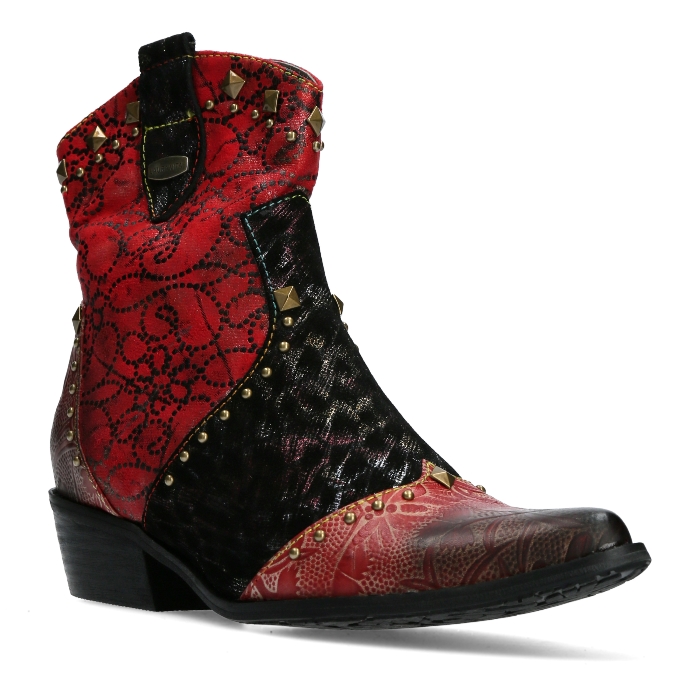 Laura Vita Korte Laars Hicnio 20 SL17074A-20 Rouge Rood Combi - 3666138484968