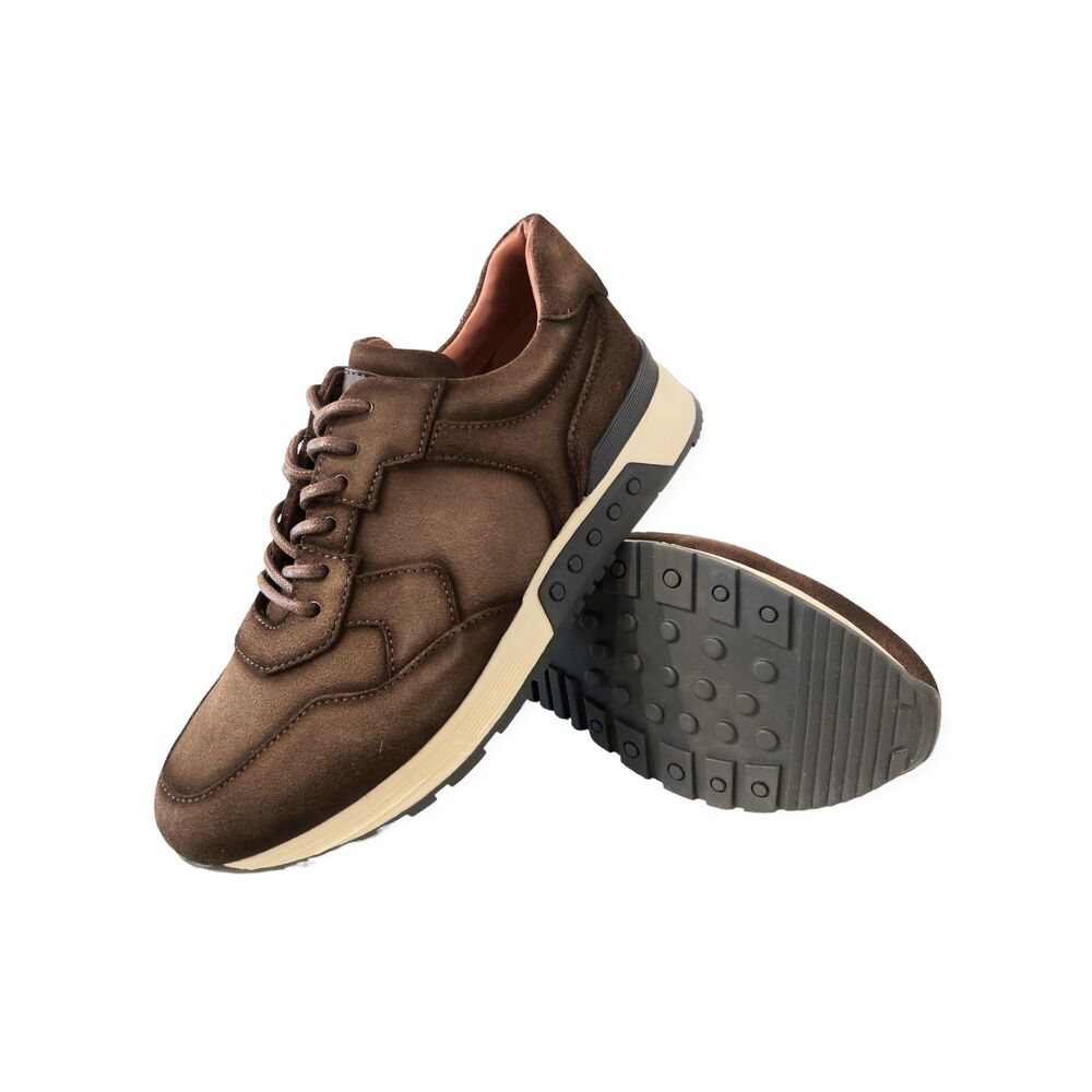 Greve Sneakers Haarlem 4289.88-006 Nature Shade Bruin Grijs Wijdte K - 8719394214734