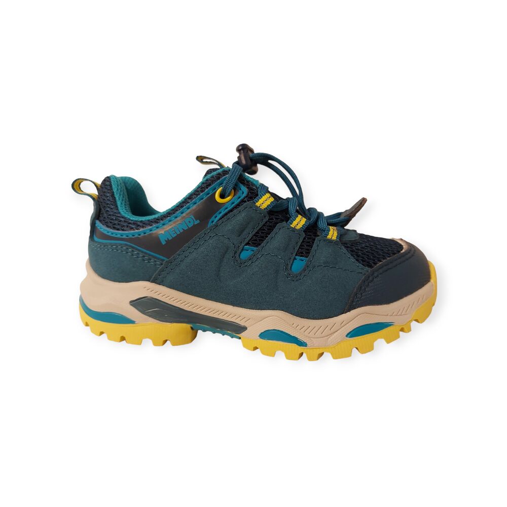 Meindl Wandelschoen Salto Junior 2133 49 Petrol Blauw Geel - 4056284652325