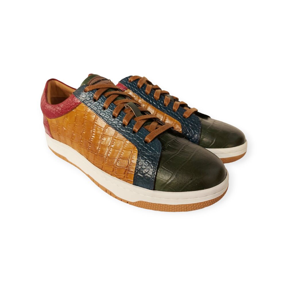 Laura Vita Sneaker Azriel 02 DJ2216-2 Vert Licht Bruin Rood Blauw Groen - 3666138613375