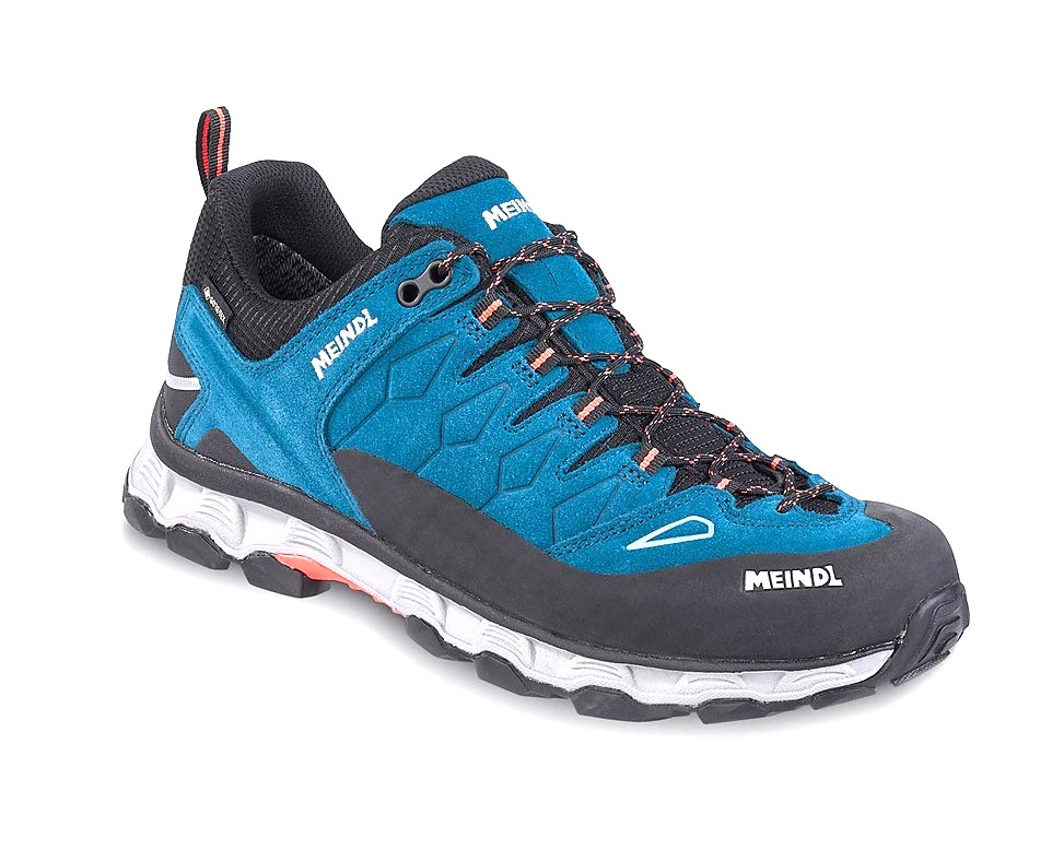 Meindl Wandelschoen Lite Trail GTX 3966 09 Blauw Oranje Zwart