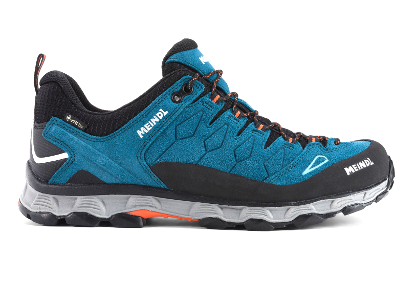 Meindl Wandelschoen Lite Trail GTX 3966 09 Blauw Oranje Zwart
