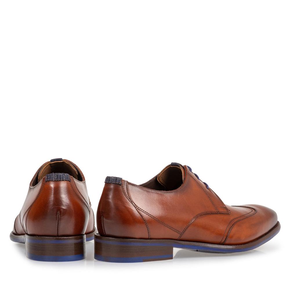 Floris Van Bommel Nette Schoen SFM-30173-24-01 Cognac Wijdte H - 8719092931254