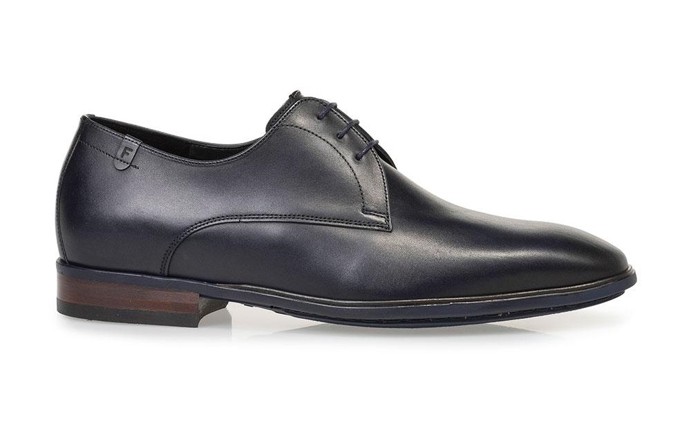 Floris van Bommel Nette Schoen De Slimmer 04.10 SFM-30295-41-02 Donkerblauw Wijdte H - 8720244479463