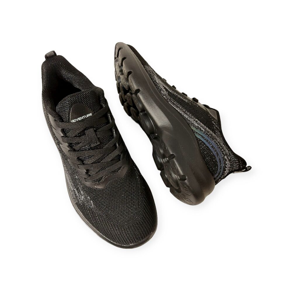 Adventure Sportsneaker Rhodos Zwart Ademend High Soft Insole - 8951005743725