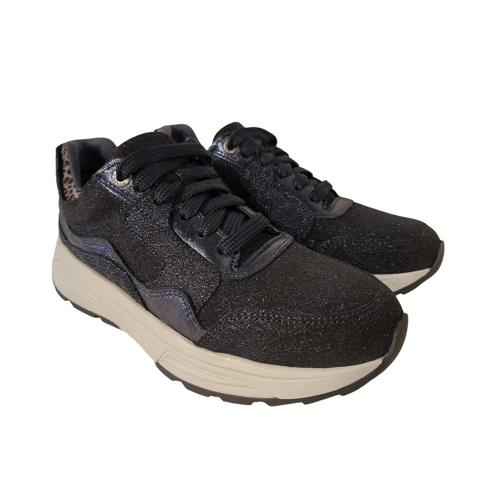 Xsensible Stretchwalker Sneaker Golden Gate Lady 33000.4.263 G Blauw Glitter Navy Fantasy - 8719051640753