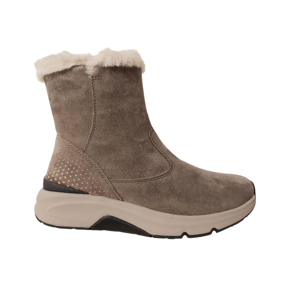 Gabor Rollingsoft Korte Laars 56.882.30 Mohair Grijs Taupe Gevoerd - 4099935790052