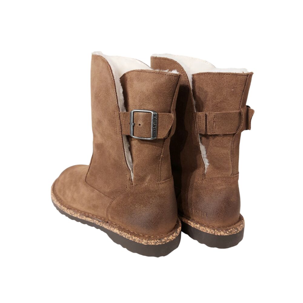 Birkenstock Korte Laars Uppsala Shearling Dark Tea Bruin Warm Gevoerd - 4066648599227