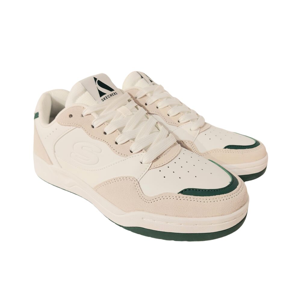 Skechers Sneaker 183241 WGRN KOOPA Volley Low Lifestyle Wit Groen - 196989547367