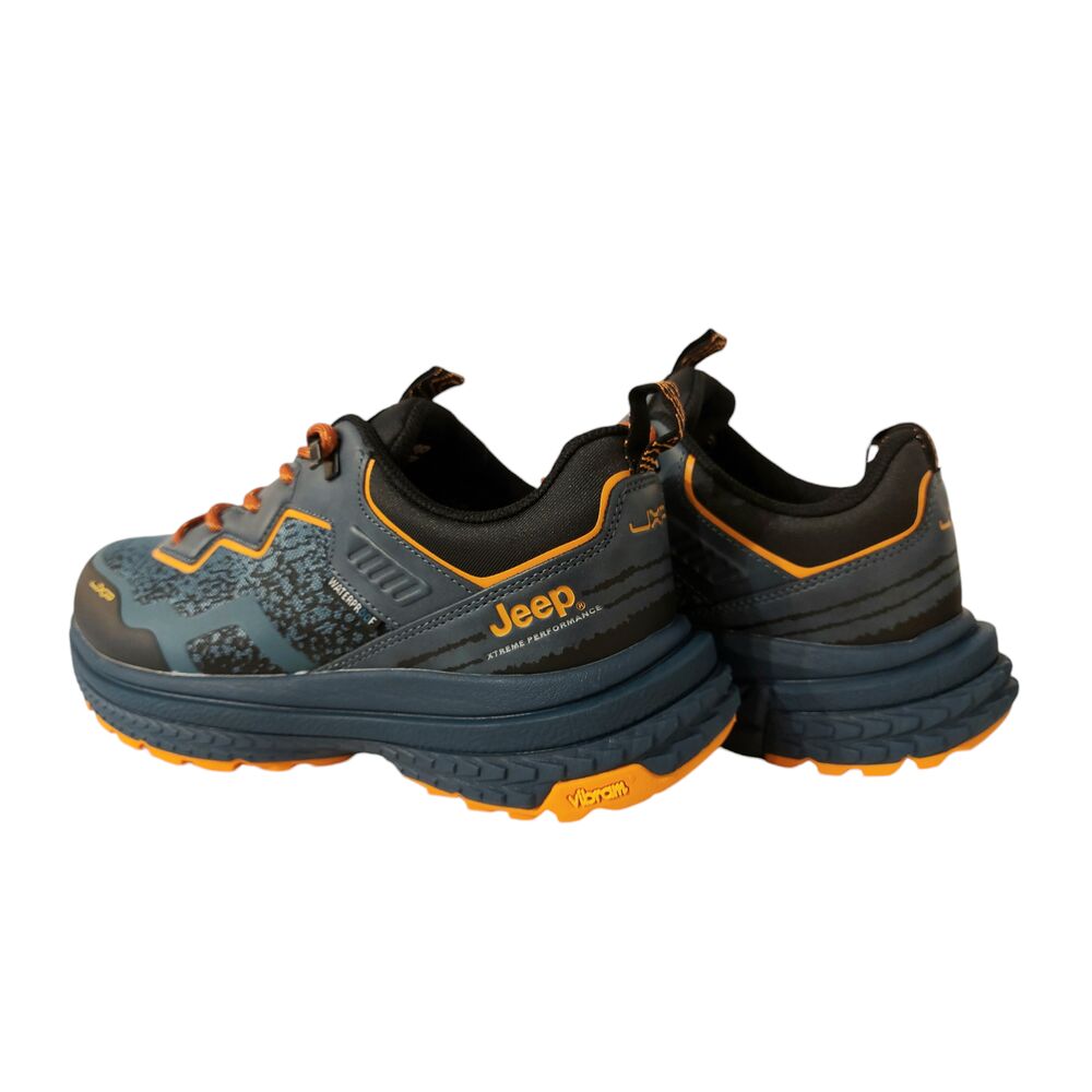 Jeep Veterschoen Tracked WP JM42201A 109 Petrol Blauw Oranje Waterproof - 8054794800690