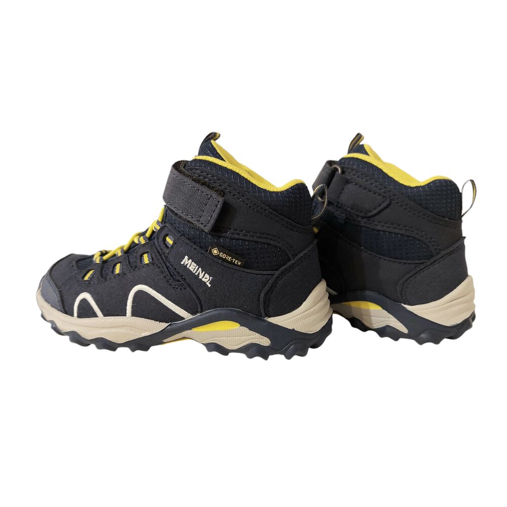 Meindl Wandelschoen Lucca Junior Mid GTX 2106 68 Donkerblauw Geel - 4056284673641