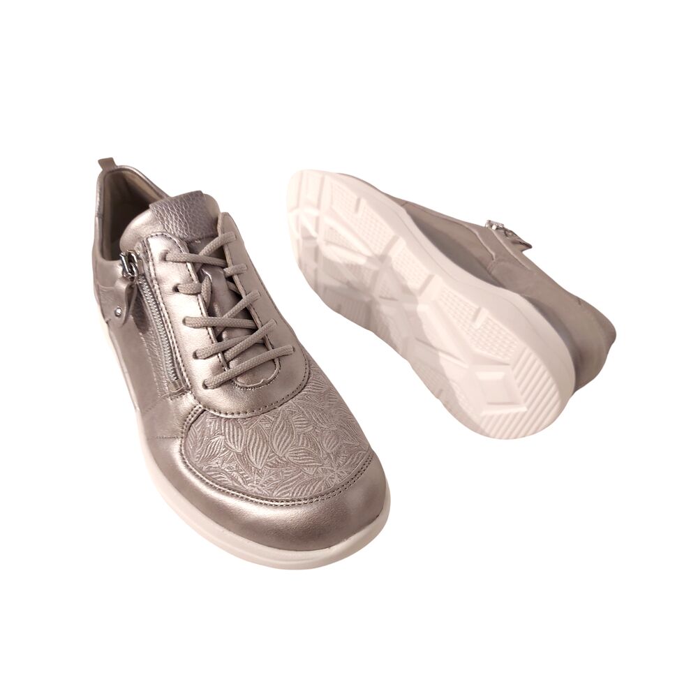 Waldlaufer OrthoTritt Sneaker 748H02 412 230 Zilver Grijs Wijdte H - 4099595197260