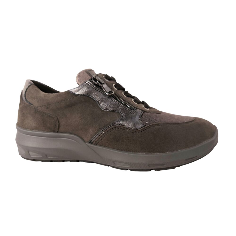 Waldlaufer Orthotritt Sneaker 831M01 400 052 Carbon Peltro Taupe Wijdte M - 4099595791970