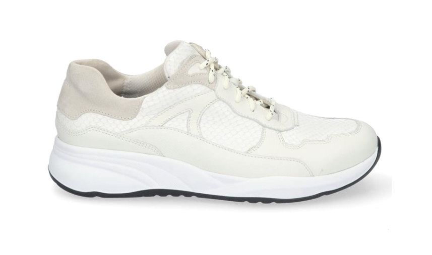 Durea Sneaker 6283 605 0891 Wijdte H Wit Beige Combi - 8720727772470