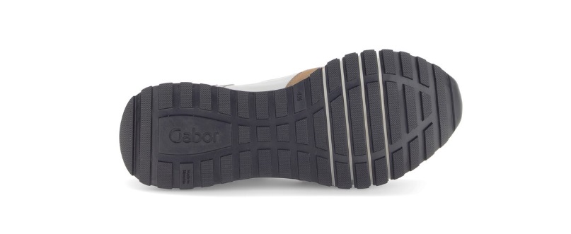 Gabor Sneaker 66.378.87 Wit Blauw Taupe Multi Wijdte H - 4099935695623