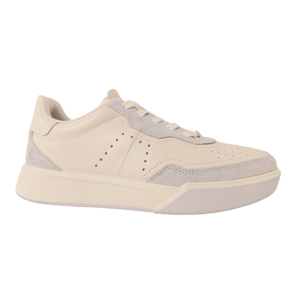 Ecco Sneaker 272813 60681 Street Court W Blauw Wit Combi - 194891862219