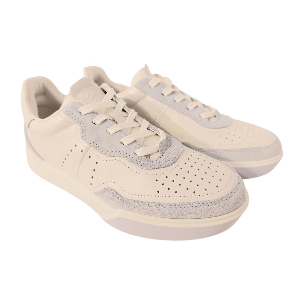 Ecco Sneaker 272813 60681 Street Court W Blauw Wit Combi - 194891862233