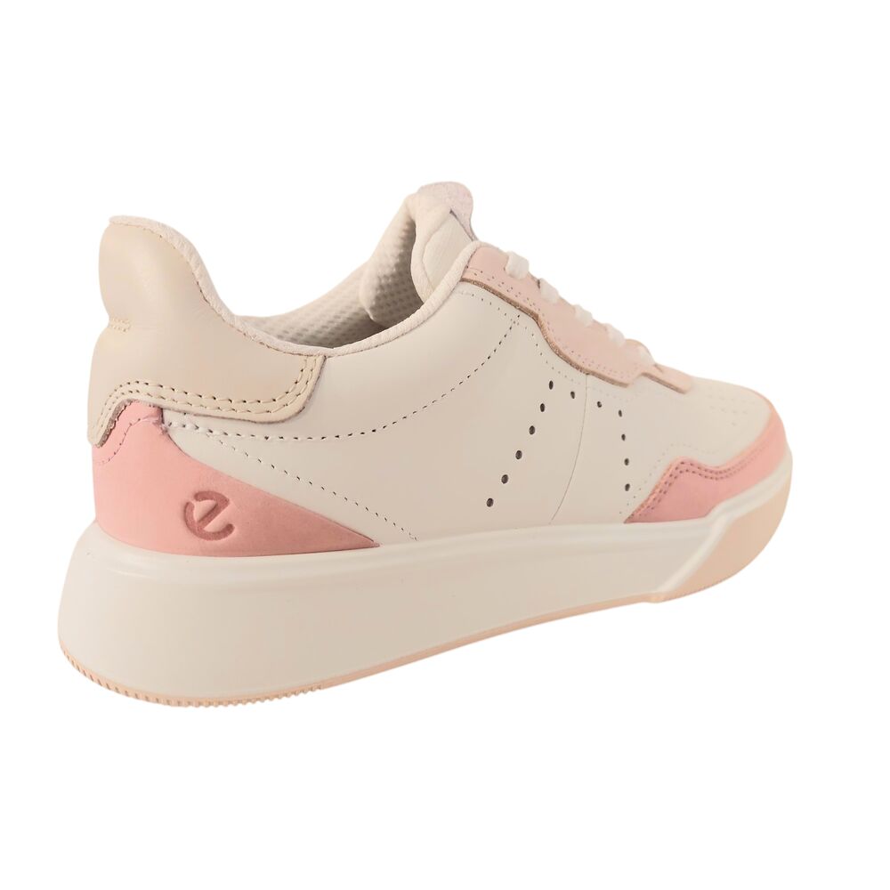 Ecco Sneaker 272813 61255 Street Court W Roze Wit Combi - 194891862387