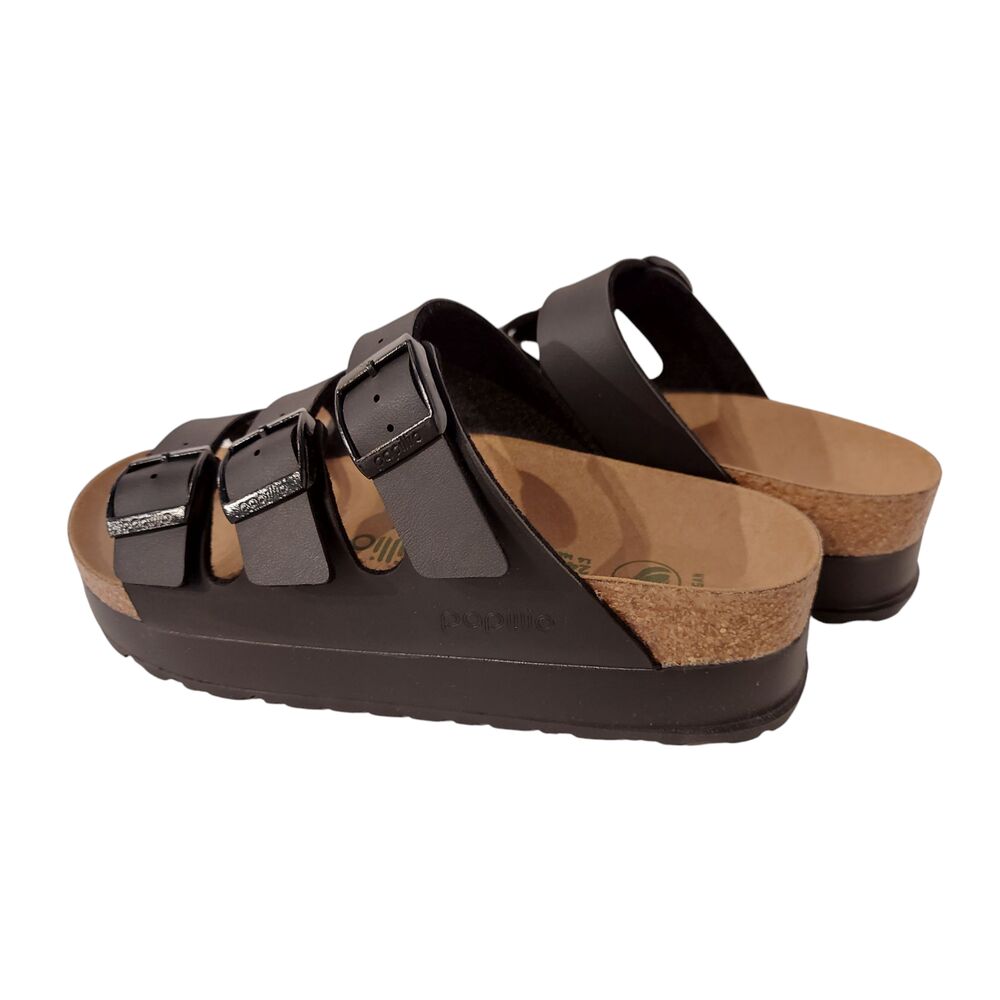 Birkenstock Papillio Slipper Florida lll Pap Flex Platform 1029737 Black Smal - 4067707145973