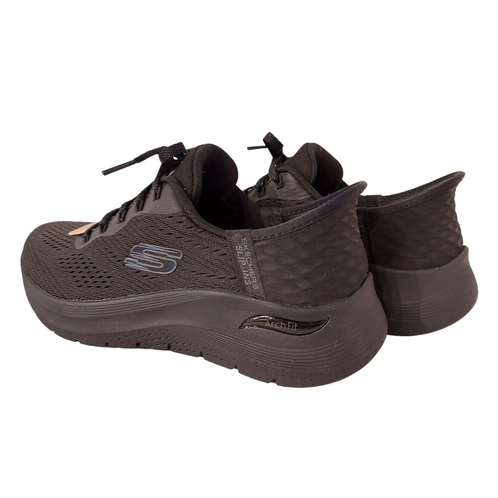 Skechers Instapper Hands-Free Slip-Ins Arch Fit 2.0 Easy Chic 150066/BBK Zwart Machine Washable - 197627689111