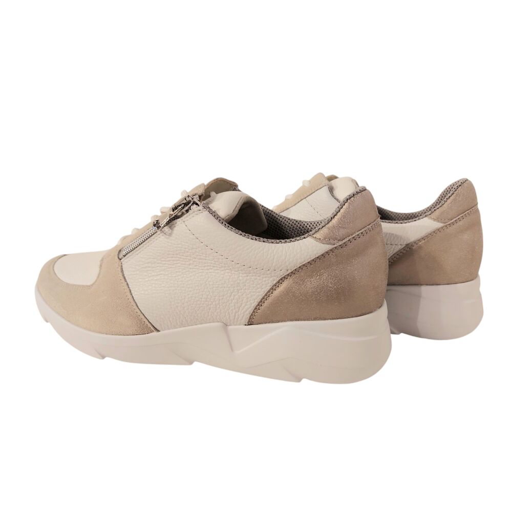 Waldlaufer Orthotritt Sneaker 668K02 400 111 Perl Weiss Stein Wijdte K - 4099595593321