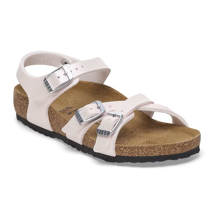 Birkenstock Sandaal Kumba Kids 1029426 Saffiano Iridescent Light Rose Smal - 4067707036622