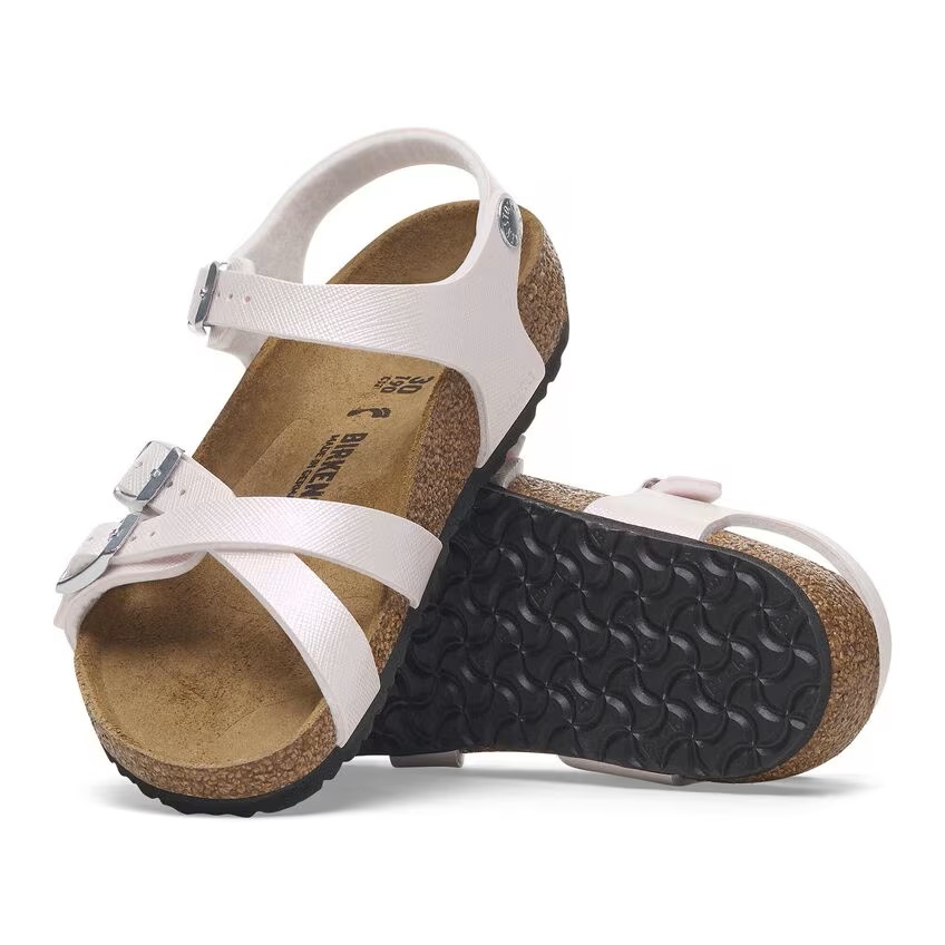 Birkenstock Sandaal Kumba Kids 1029426 Saffiano Iridescent Light Rose Smal - 4067707036585