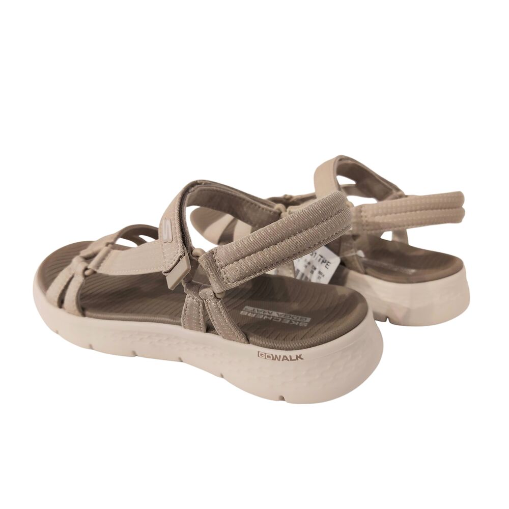Skechers Sandaal Go Walk Flex sandal Sublime 141451/TPE Taupe Zand Machine Washable - 196642979283 Skechers Sandaal Go Walk Flex sandal Sublime 141451/TPE Taupe Zand Machine Washable - 196642979283