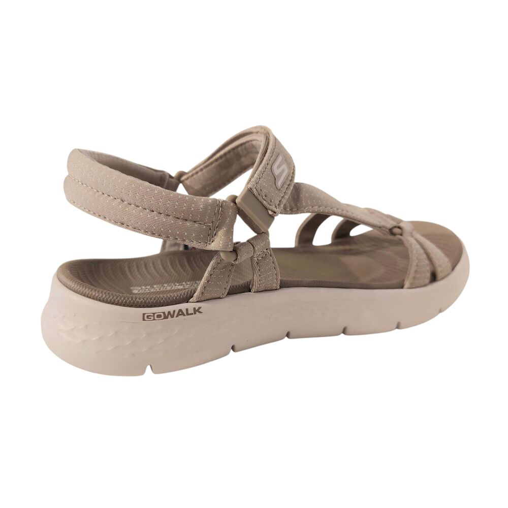 Skechers Sandaal Go Walk Flex sandal Sublime 141451/TPE Taupe Zand Machine Washable - 196642979283 Skechers Sandaal Go Walk Flex sandal Sublime 141451/TPE Taupe Zand Machine Washable - 196642979283