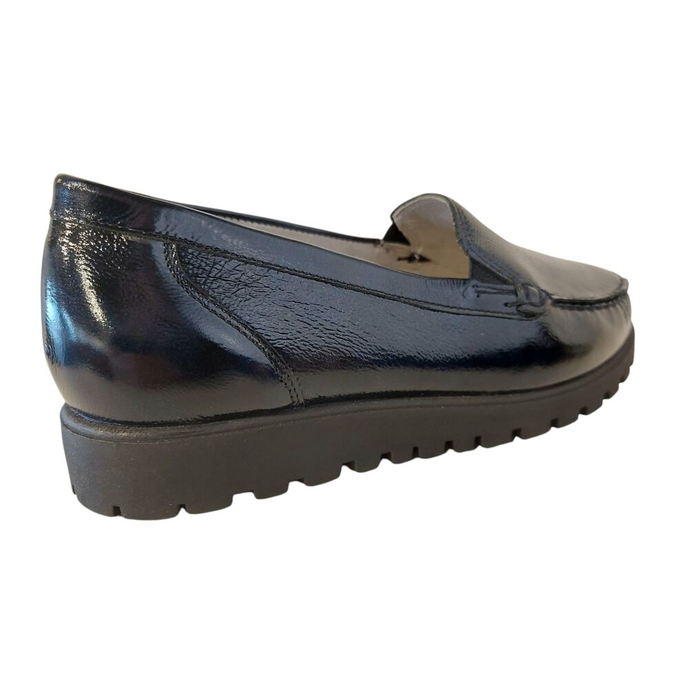 Waldlaufer Instapper 529001 143 194 Hegli Blauw Lak Wijdte H - 4058018921103