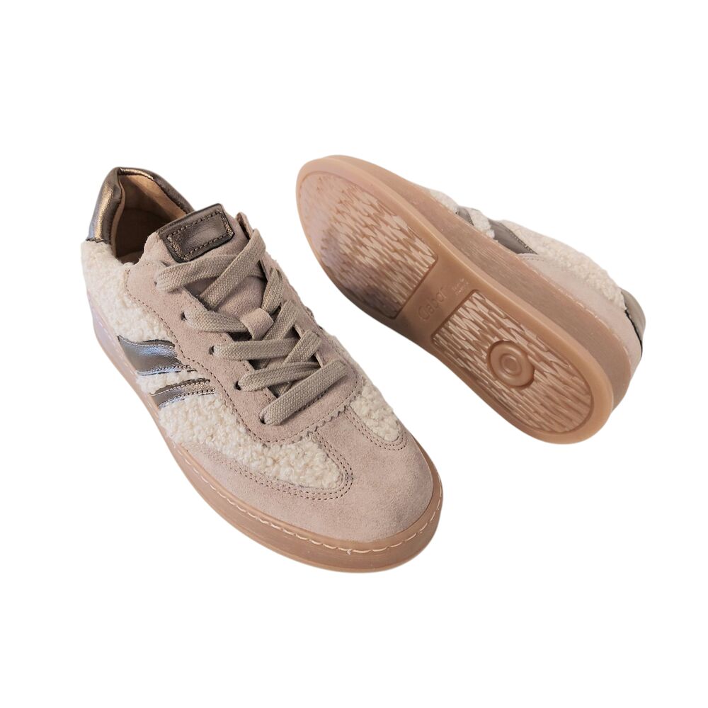 Gabor Sneakers Da Donna Scarpe Sportive Slipper Rosa Taglia 39 EU Art