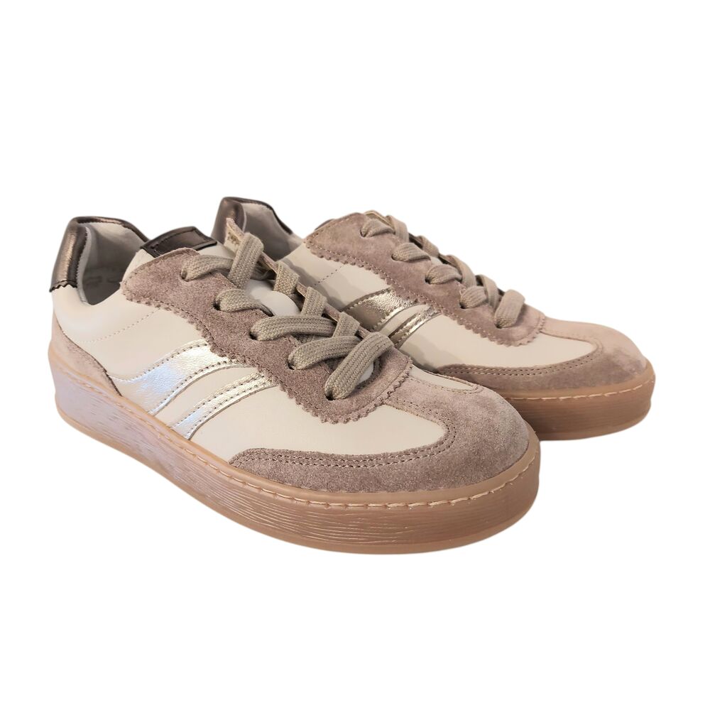 Gabor Sneaker 76.475.62 Latte Taupe Beige Combi Wijdte G - 4068283476536