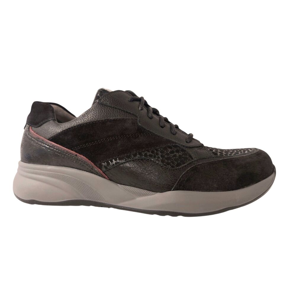 Durea Sneaker 6308 608 1738 Zwart Bordo Wijdte K - 8721149275471