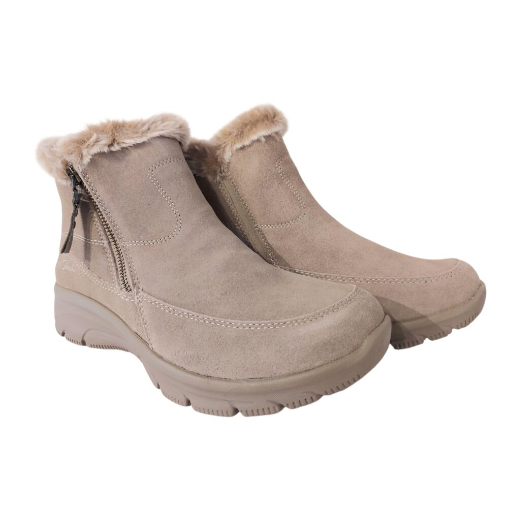 Skechers Korte Laars 167862 TPE Easy Going Cool Zip Taupe - 196989838977