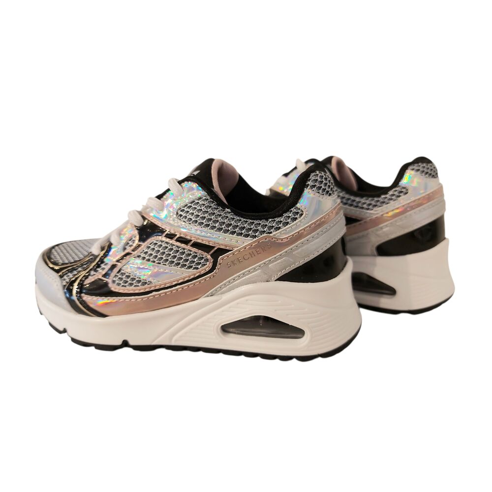 Skechers Sneaker Uno Gen1 310328L SLBK Platinum Flash Zwart Combi - 198739803686 Skechers Sneaker Uno Gen1 310328L SLBK Platinum Flash Zwart Combi - 198739803686