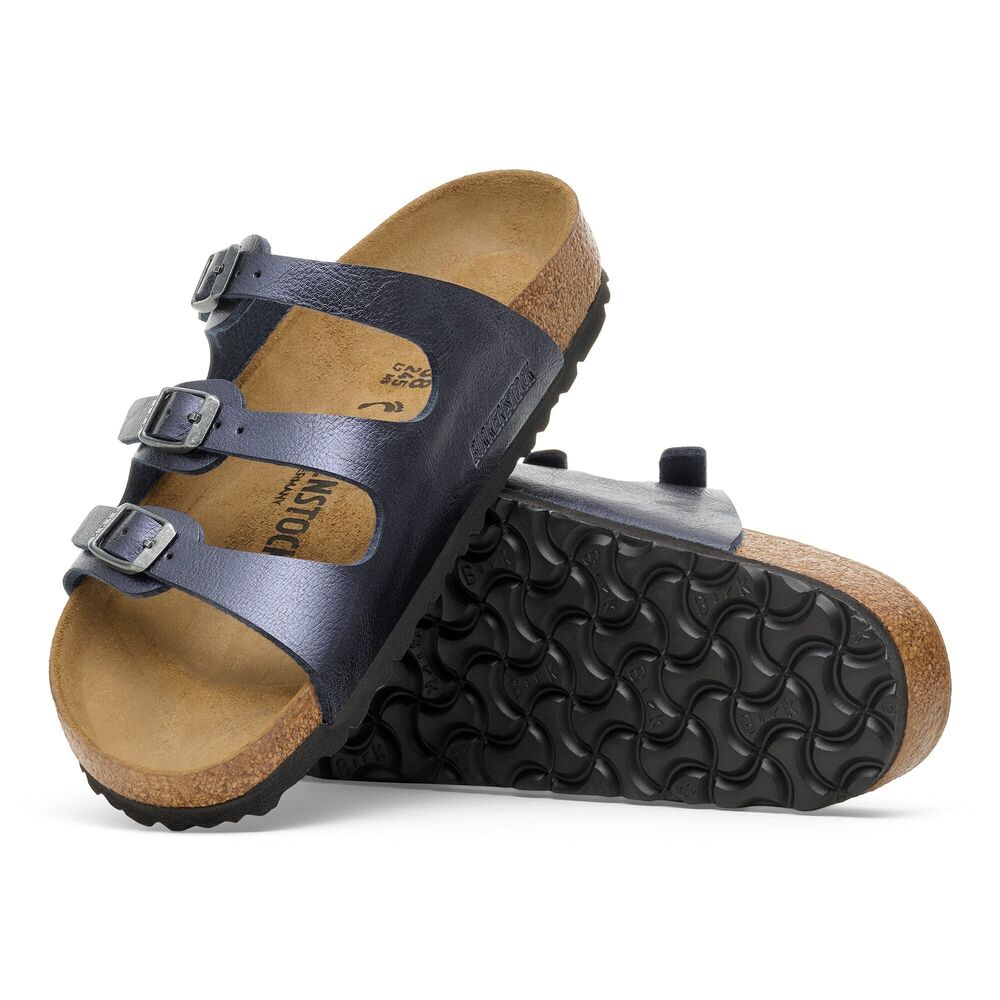Birkenstock Slippers Florida 1030316 Graceful Midnight Blue - 4067707342358 Birkenstock Slippers Florida 1030316 Graceful Midnight Blue - 4067707342358