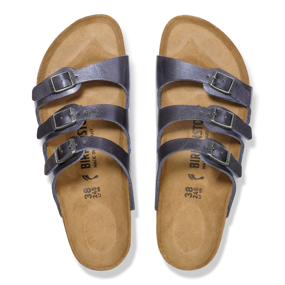 Birkenstock Slippers Florida 1030316 Graceful Midnight Blue - 4067707342358 Birkenstock Slippers Florida 1030316 Graceful Midnight Blue - 4067707342358
