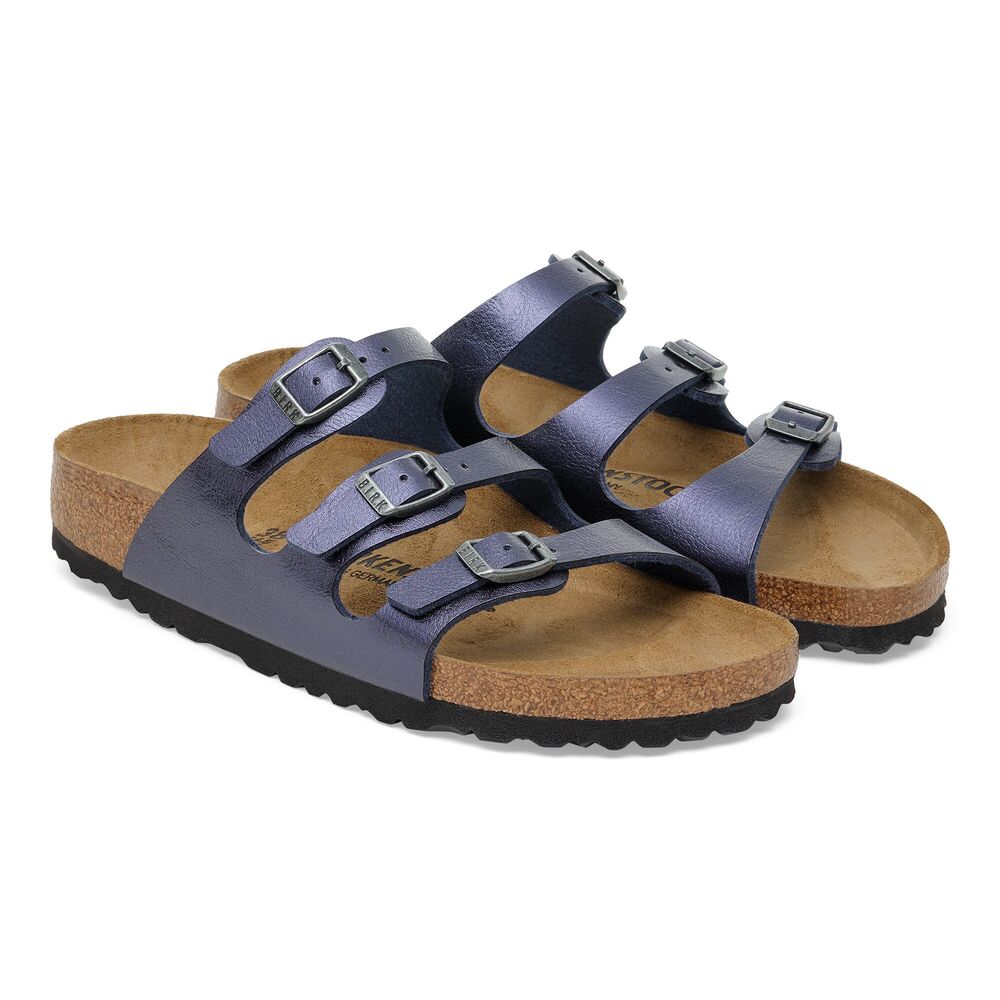 Birkenstock Slippers Florida 1030316 Graceful Midnight Blue - 4067707342358 Birkenstock Slippers Florida 1030316 Graceful Midnight Blue - 4067707342358