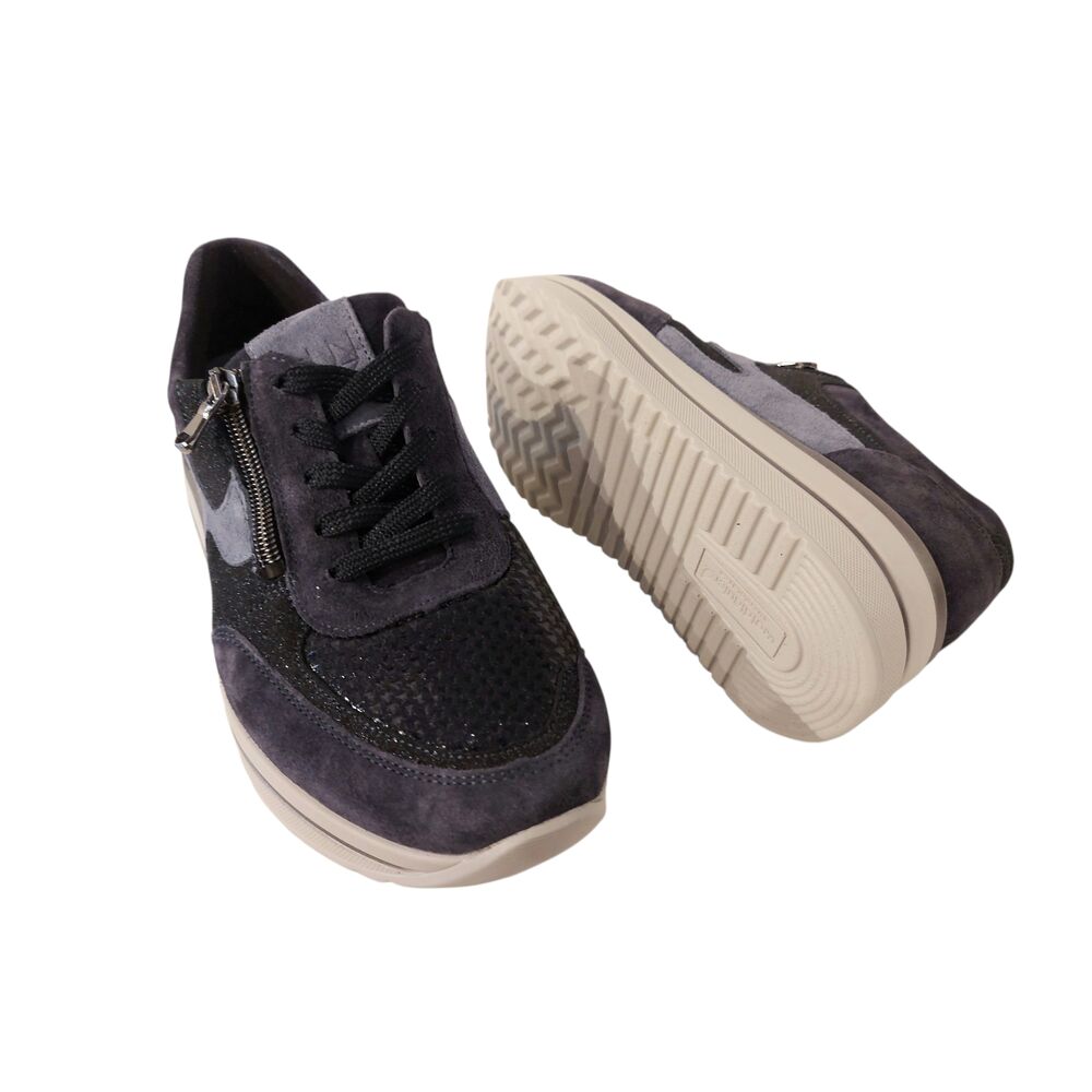 Waldlaufer Bungeez Sneaker 669K01 502 378 K Notte Jeans Blauw Combi - 4069134236019
