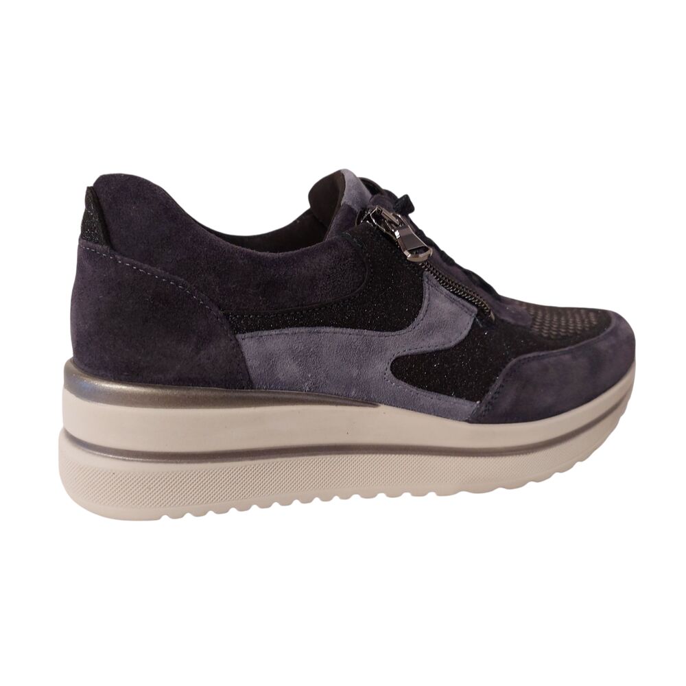 Waldlaufer Bungeez Sneaker 669K01 502 378 K Notte Jeans Blauw Combi - 4069134236064