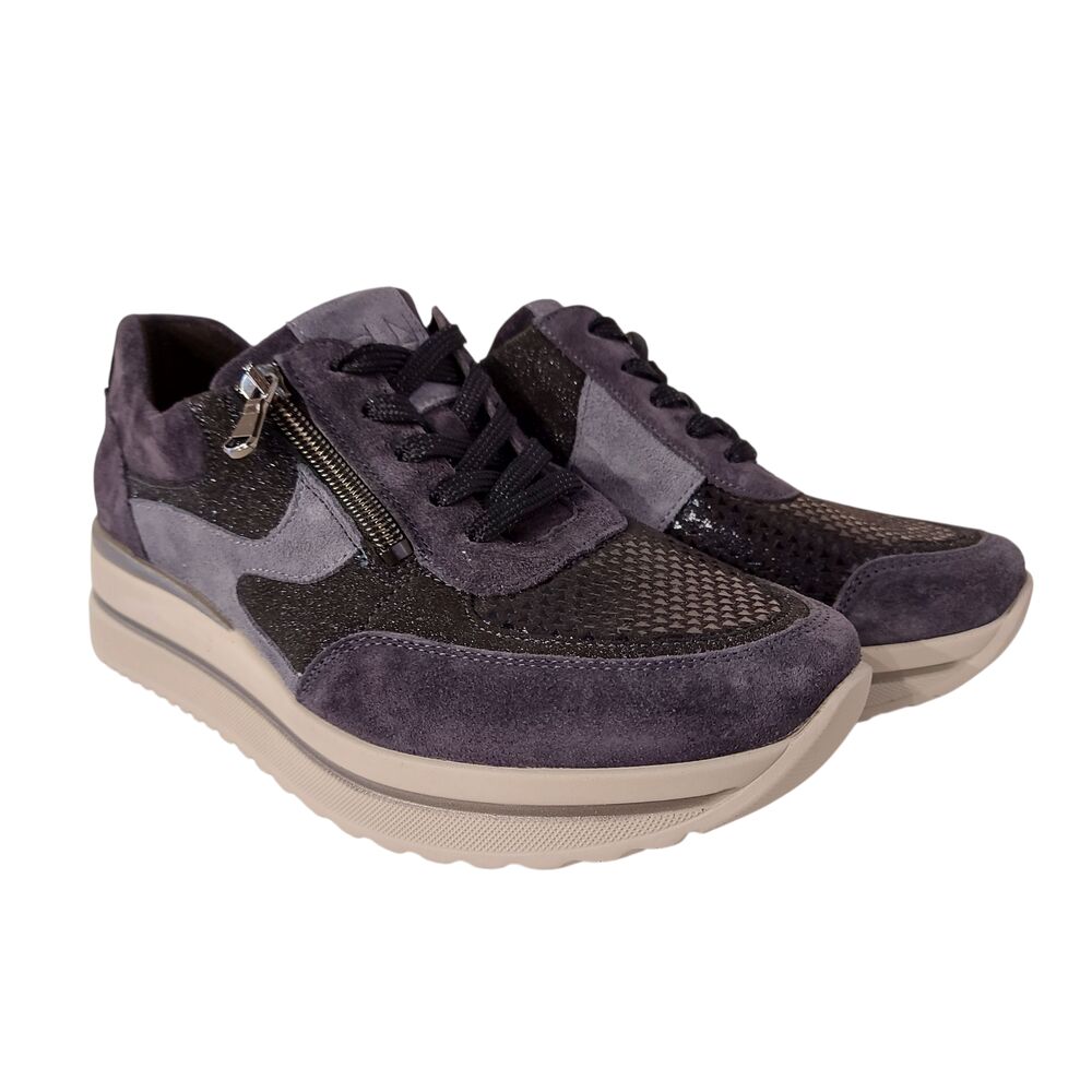 Waldlaufer Bungeez Sneaker 669K01 502 378 K Notte Jeans Blauw Combi - 4069134236033