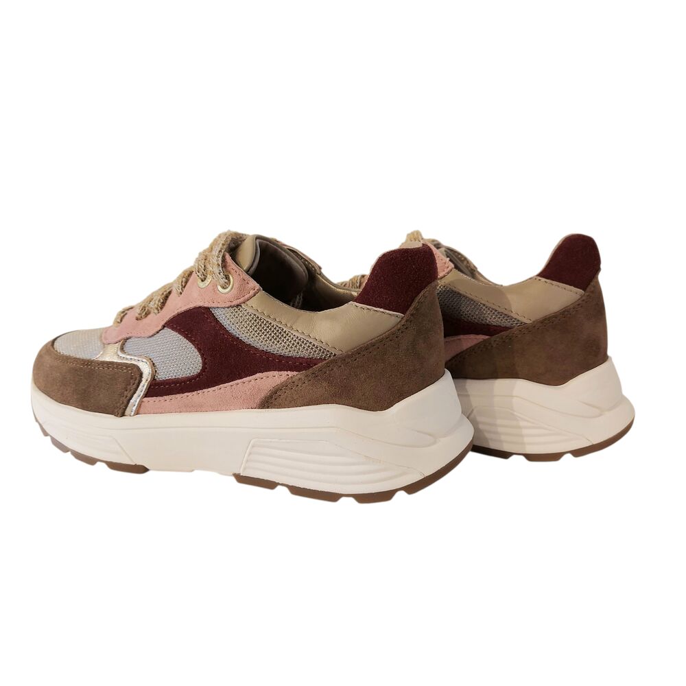 Xsensible Stretchwalker Sneaker Ponte Vecchio 33002.5.304 G Camel Roze Combi - 8719051709504