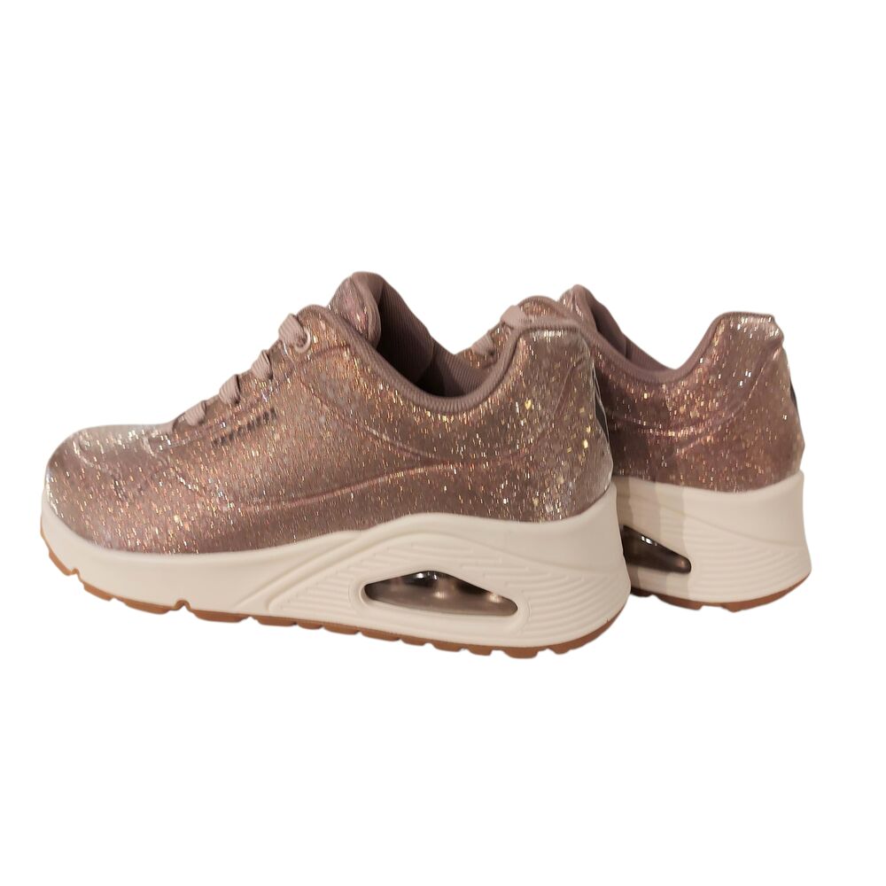 Skechers Sneaker 117162 RSGD UNO Disco Nite Rose Goud Glitter - 199025217668 Skechers Sneaker 117162 RSGD UNO Disco Nite Rose Goud Glitter - 199025217668