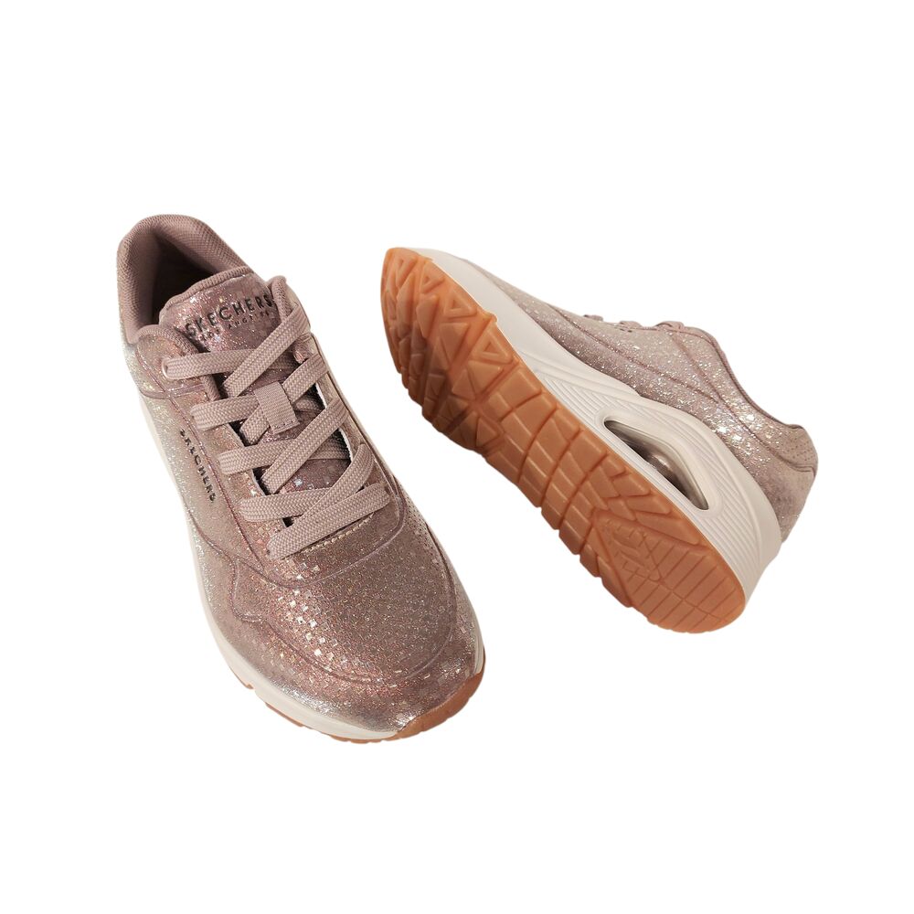Skechers Sneaker 117162 RSGD UNO Disco Nite Rose Goud Glitter - 199025217668 Skechers Sneaker 117162 RSGD UNO Disco Nite Rose Goud Glitter - 199025217668