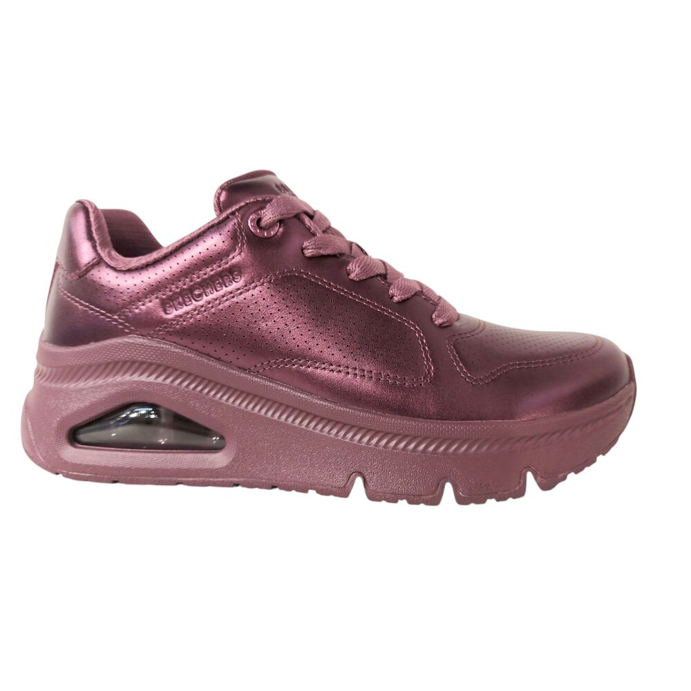 Skechers Sneaker 177768 WINE Uno Icon Lustrous Air Wine Paars Metallic - 198739676273
