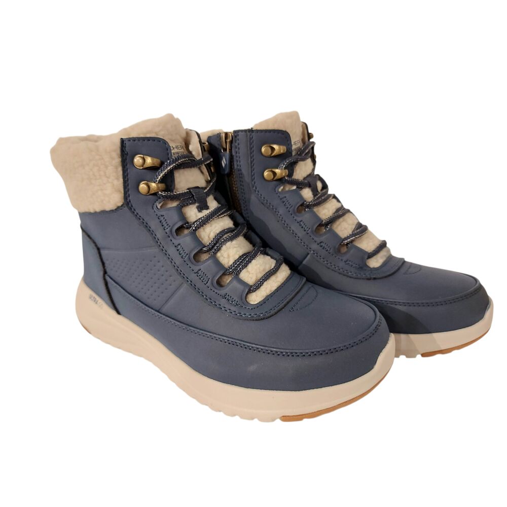 Skechers Veterboot Go Walk On The Go Stellar 144756 NVY Navy Waterproof - 198376241902 Skechers Veterboot Go Walk On The Go Stellar 144756 NVY Navy Waterproof - 198376241902